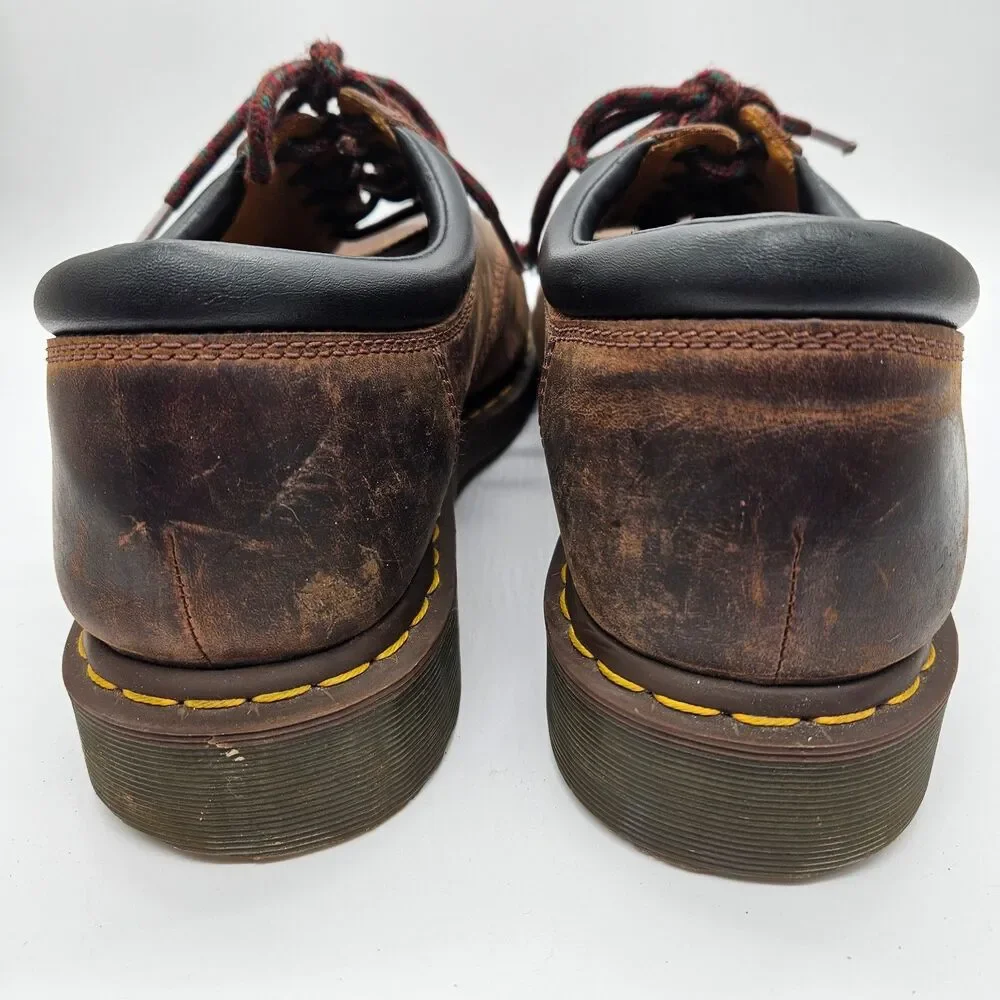 Doc Martens Men's 8053 Crazy Horse Brown Leather Oxford Gaucho Shoes Size 13 US